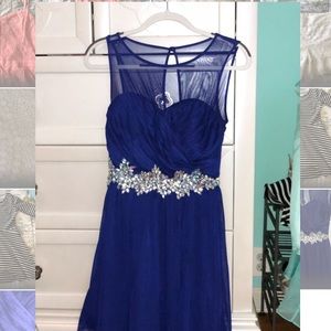 Purple party dress from Macy’s